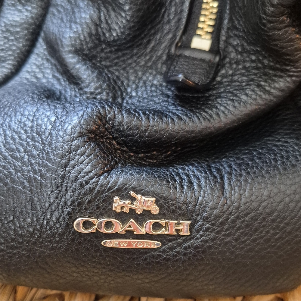 Coach Madison Sm. Phoebe Pebbled Leather 3-Compart. Shoulder Bag EUC, No Hangtag - Picture 11 of 14